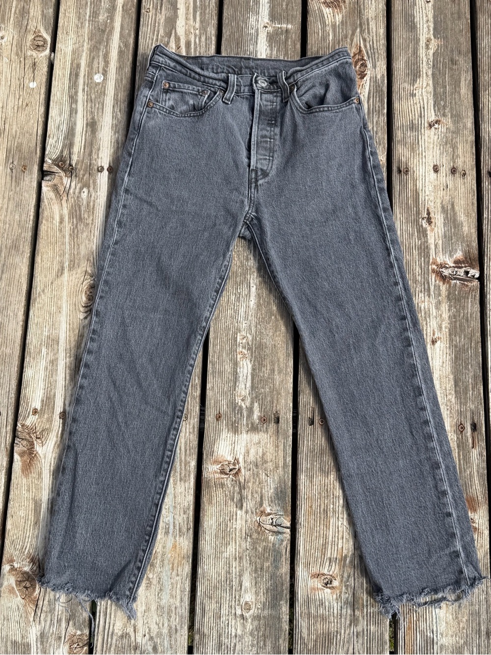 Levi's Woman’s Charcoal Straight Jeans